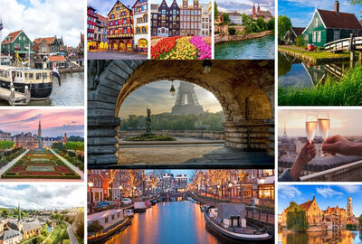 Elegant Benelüx & Alsace & Paris Turu - AJet HY ile 7 Gece - Ekstra Turlar Dahil (BSL-AMS)